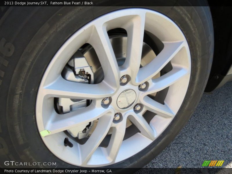 Fathom Blue Pearl / Black 2013 Dodge Journey SXT