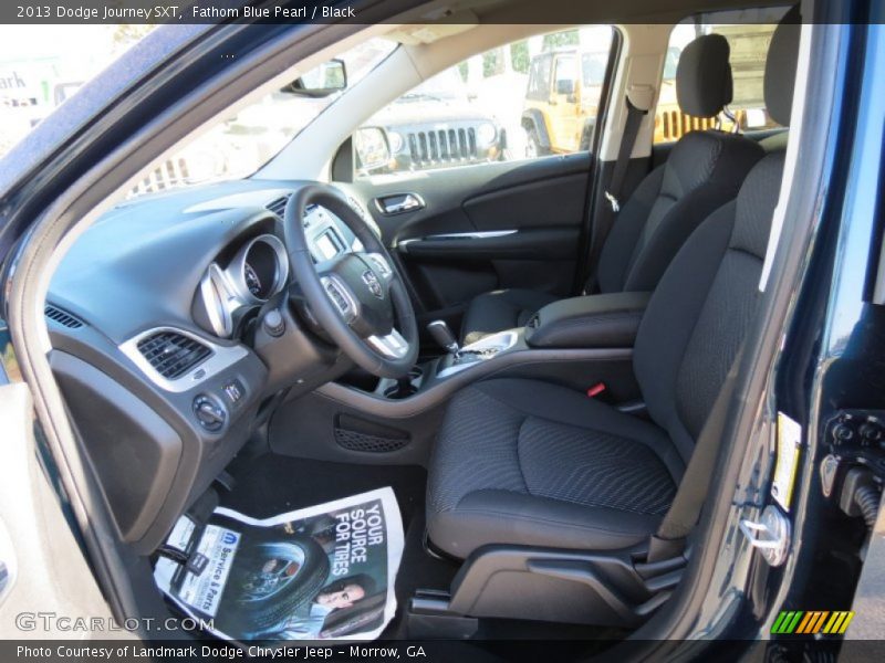 Fathom Blue Pearl / Black 2013 Dodge Journey SXT