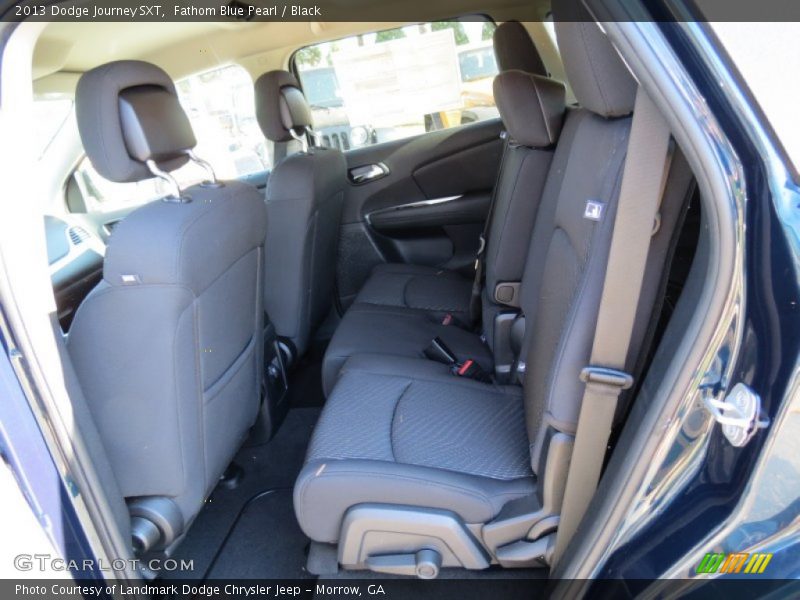 Fathom Blue Pearl / Black 2013 Dodge Journey SXT