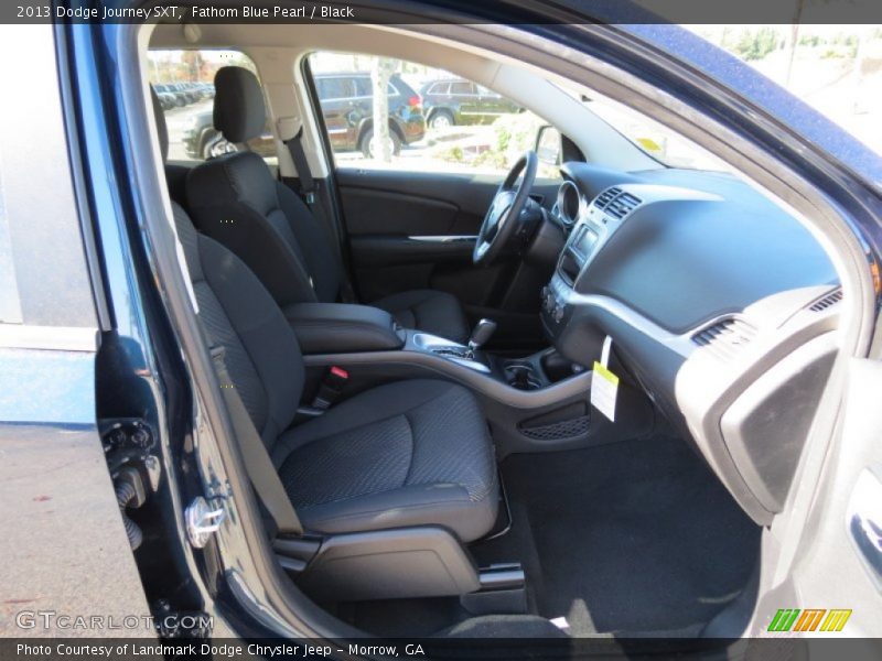 Fathom Blue Pearl / Black 2013 Dodge Journey SXT