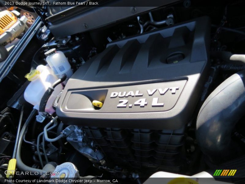 Fathom Blue Pearl / Black 2013 Dodge Journey SXT