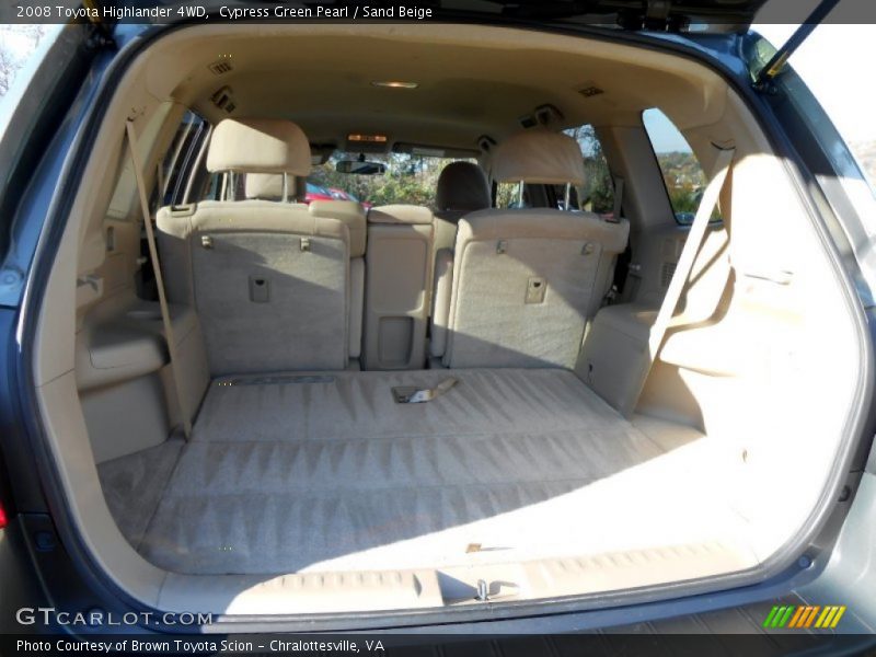 Cypress Green Pearl / Sand Beige 2008 Toyota Highlander 4WD