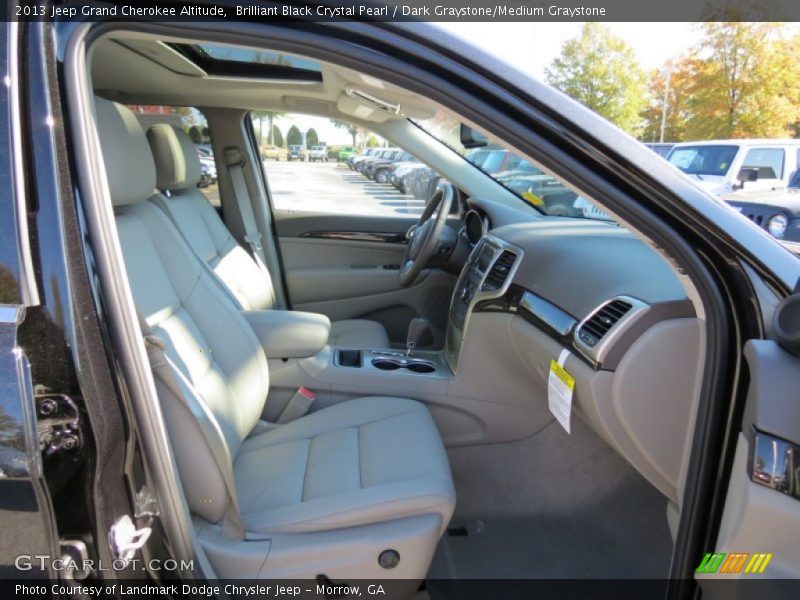 Brilliant Black Crystal Pearl / Dark Graystone/Medium Graystone 2013 Jeep Grand Cherokee Altitude