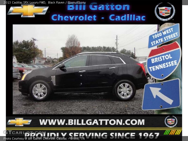 Black Raven / Ebony/Ebony 2013 Cadillac SRX Luxury FWD
