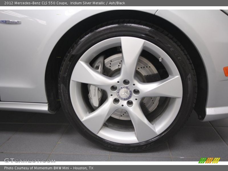 Iridium Silver Metallic / Ash/Black 2012 Mercedes-Benz CLS 550 Coupe