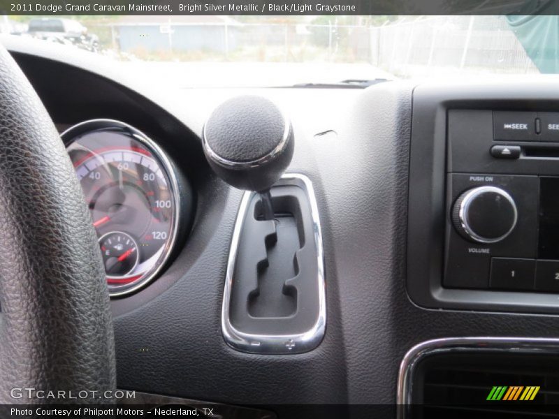 Bright Silver Metallic / Black/Light Graystone 2011 Dodge Grand Caravan Mainstreet