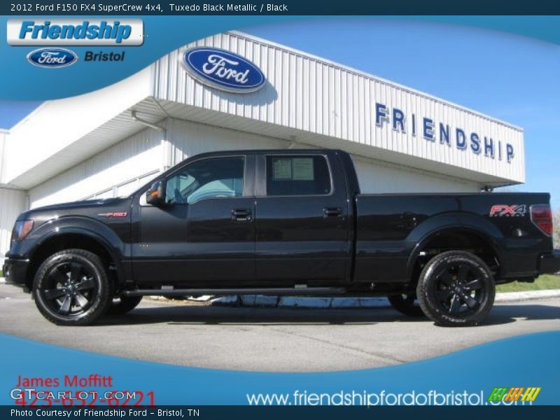 Tuxedo Black Metallic / Black 2012 Ford F150 FX4 SuperCrew 4x4