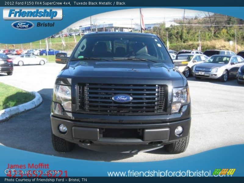 Tuxedo Black Metallic / Black 2012 Ford F150 FX4 SuperCrew 4x4
