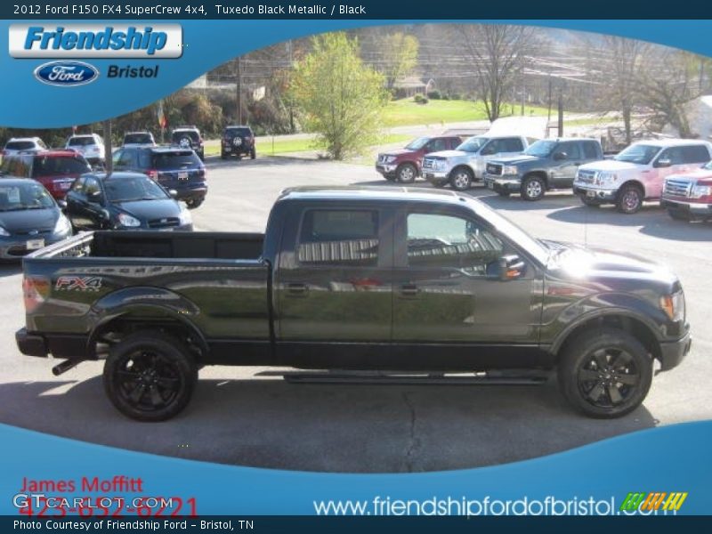 Tuxedo Black Metallic / Black 2012 Ford F150 FX4 SuperCrew 4x4