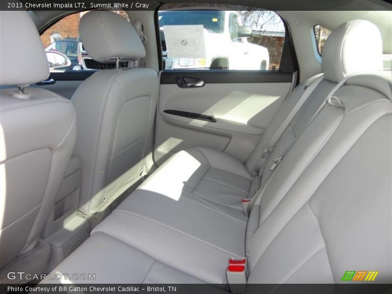 Summit White / Gray 2013 Chevrolet Impala LTZ