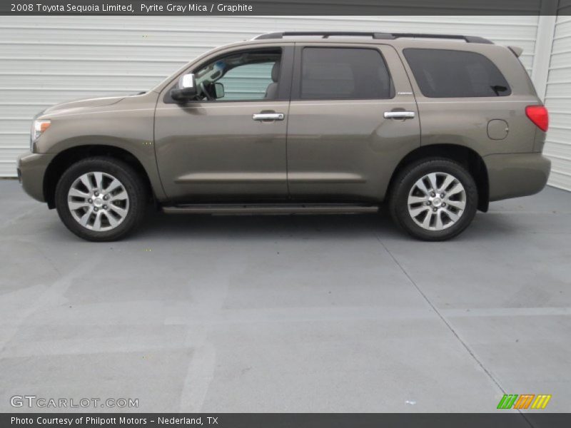 Pyrite Gray Mica / Graphite 2008 Toyota Sequoia Limited