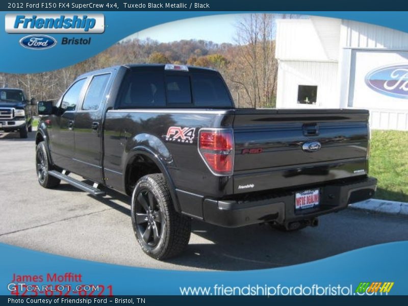 Tuxedo Black Metallic / Black 2012 Ford F150 FX4 SuperCrew 4x4