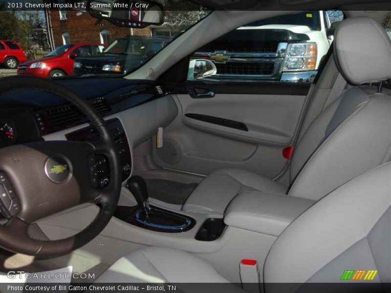 Summit White / Gray 2013 Chevrolet Impala LTZ