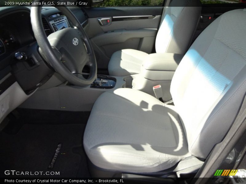 Slate Blue / Gray 2009 Hyundai Santa Fe GLS