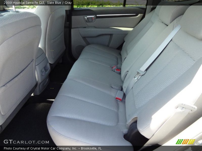 Slate Blue / Gray 2009 Hyundai Santa Fe GLS