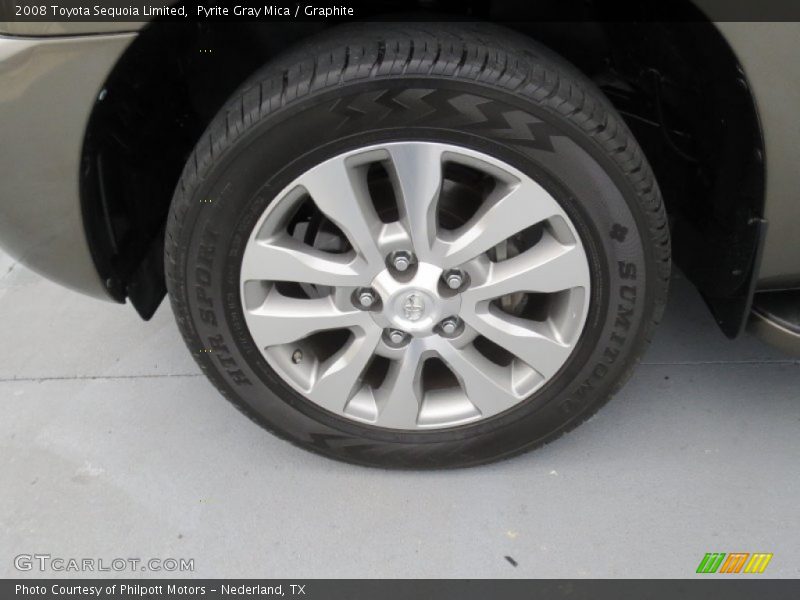Pyrite Gray Mica / Graphite 2008 Toyota Sequoia Limited