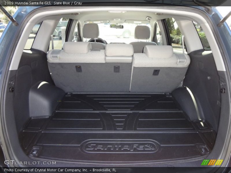 Slate Blue / Gray 2009 Hyundai Santa Fe GLS