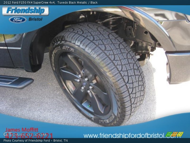 Tuxedo Black Metallic / Black 2012 Ford F150 FX4 SuperCrew 4x4