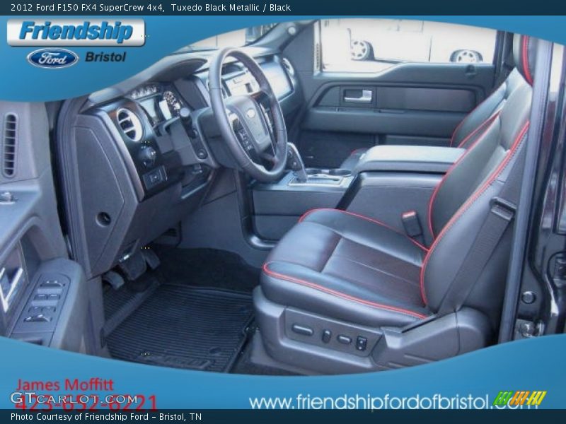 Tuxedo Black Metallic / Black 2012 Ford F150 FX4 SuperCrew 4x4
