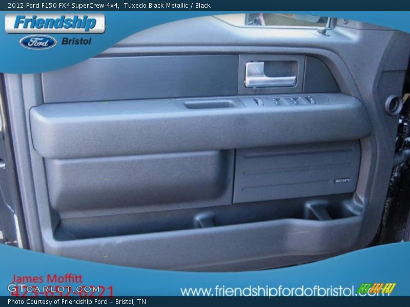 Tuxedo Black Metallic / Black 2012 Ford F150 FX4 SuperCrew 4x4