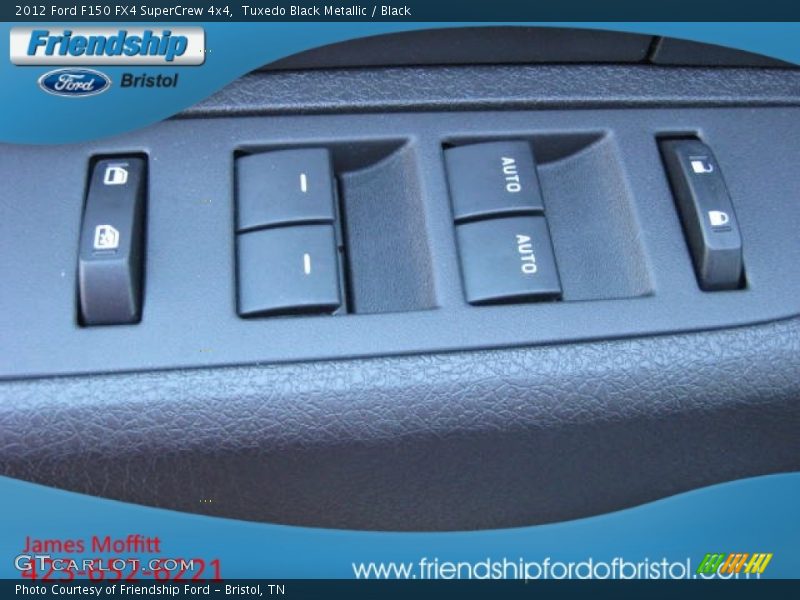 Tuxedo Black Metallic / Black 2012 Ford F150 FX4 SuperCrew 4x4