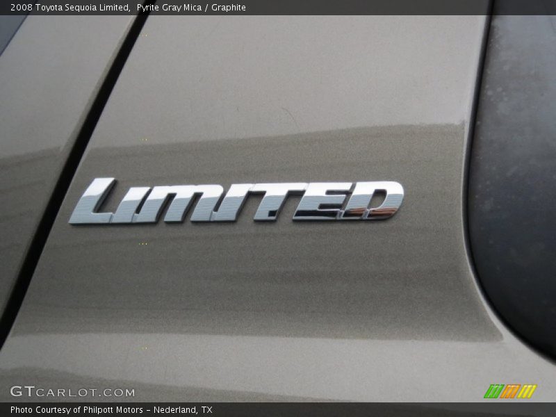 Pyrite Gray Mica / Graphite 2008 Toyota Sequoia Limited