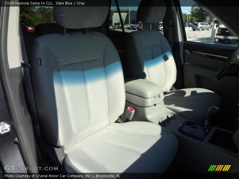 Slate Blue / Gray 2009 Hyundai Santa Fe GLS