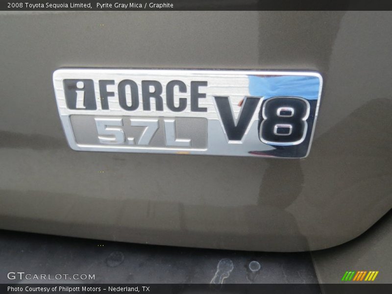 Pyrite Gray Mica / Graphite 2008 Toyota Sequoia Limited