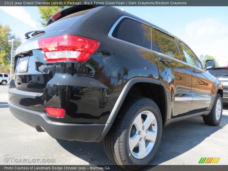 Black Forest Green Pearl / Dark Graystone/Medium Graystone 2013 Jeep Grand Cherokee Laredo X Package