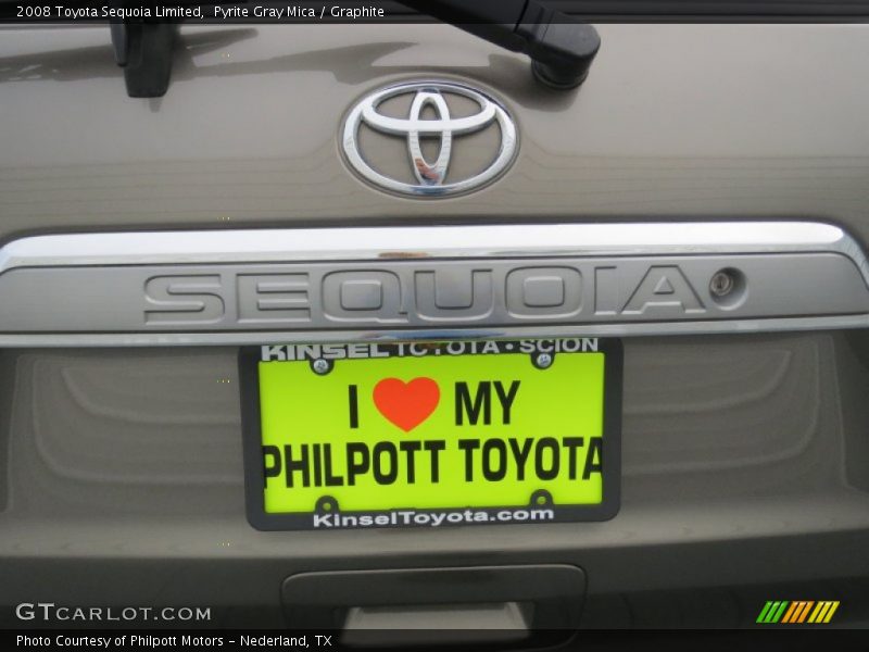 Pyrite Gray Mica / Graphite 2008 Toyota Sequoia Limited