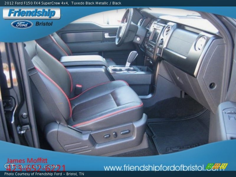 Tuxedo Black Metallic / Black 2012 Ford F150 FX4 SuperCrew 4x4