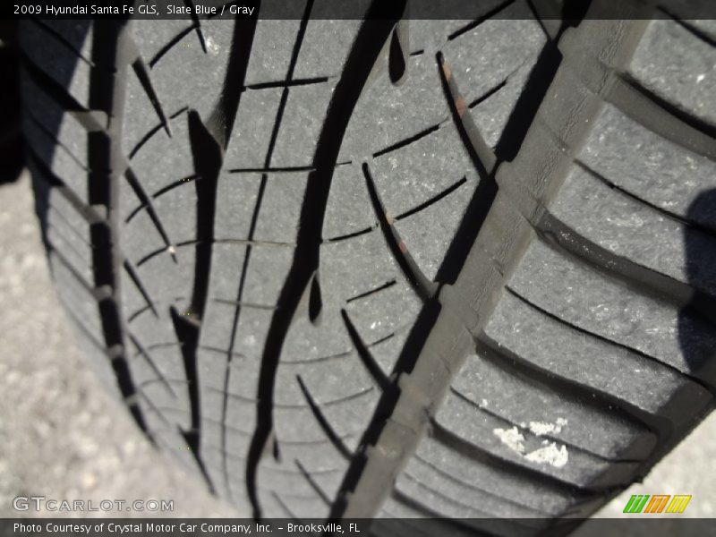 Slate Blue / Gray 2009 Hyundai Santa Fe GLS