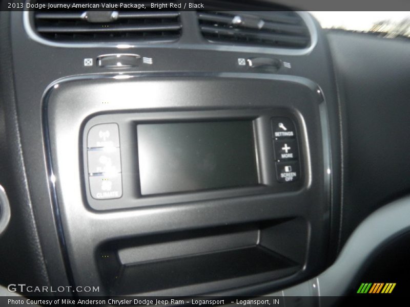 Bright Red / Black 2013 Dodge Journey American Value Package