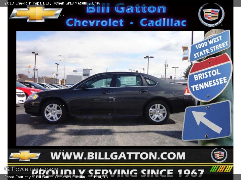 Ashen Gray Metallic / Gray 2013 Chevrolet Impala LT