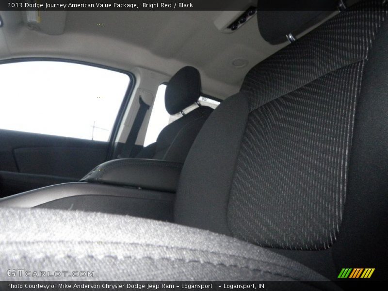 Bright Red / Black 2013 Dodge Journey American Value Package