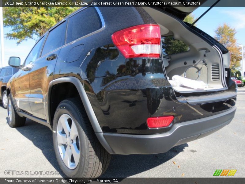 Black Forest Green Pearl / Dark Graystone/Medium Graystone 2013 Jeep Grand Cherokee Laredo X Package