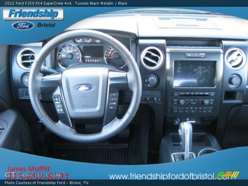 Tuxedo Black Metallic / Black 2012 Ford F150 FX4 SuperCrew 4x4