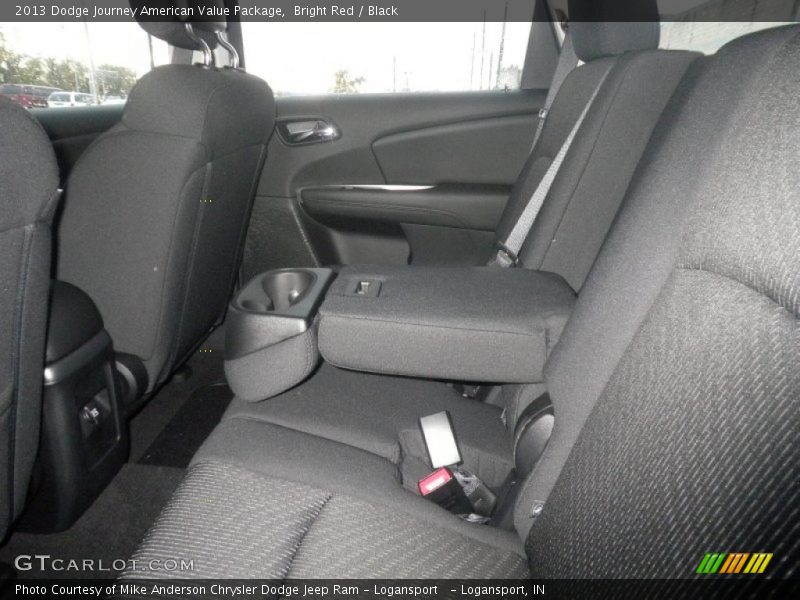 Bright Red / Black 2013 Dodge Journey American Value Package
