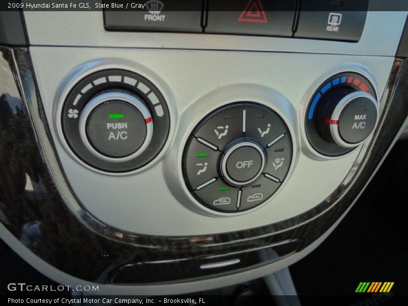 Slate Blue / Gray 2009 Hyundai Santa Fe GLS