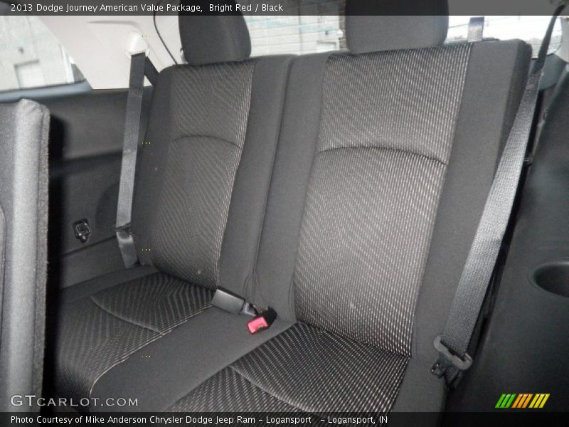 Bright Red / Black 2013 Dodge Journey American Value Package