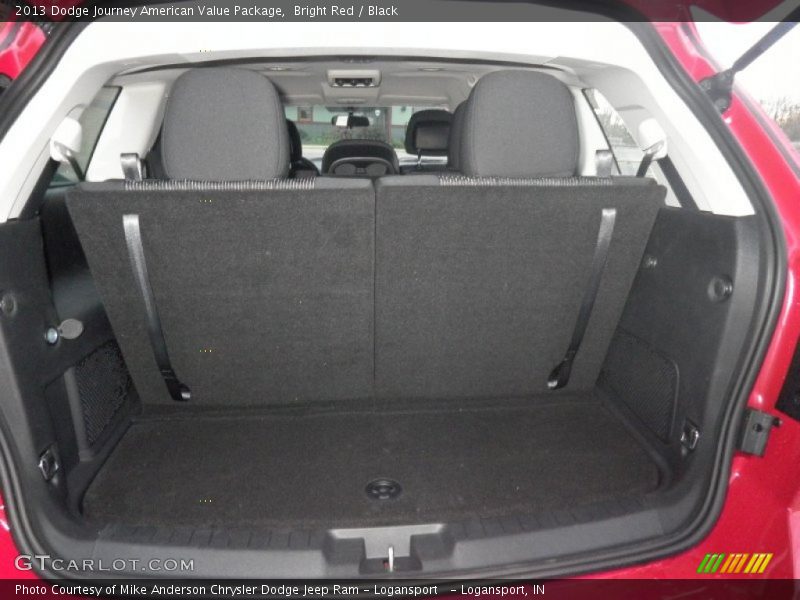 Bright Red / Black 2013 Dodge Journey American Value Package