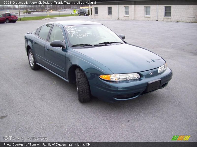 Tropic Teal Metallic / Neutral 2003 Oldsmobile Alero GL Sedan