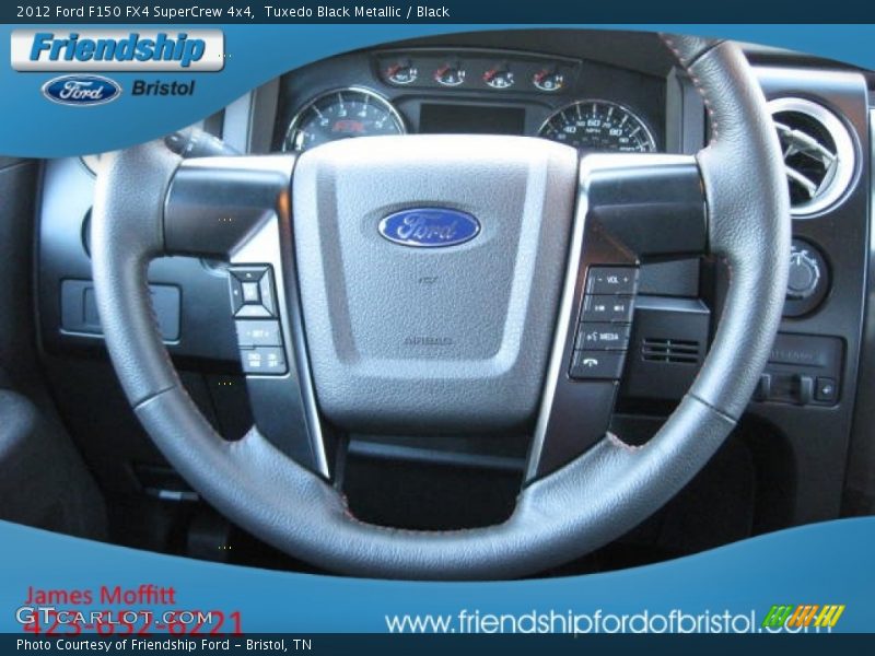 Tuxedo Black Metallic / Black 2012 Ford F150 FX4 SuperCrew 4x4