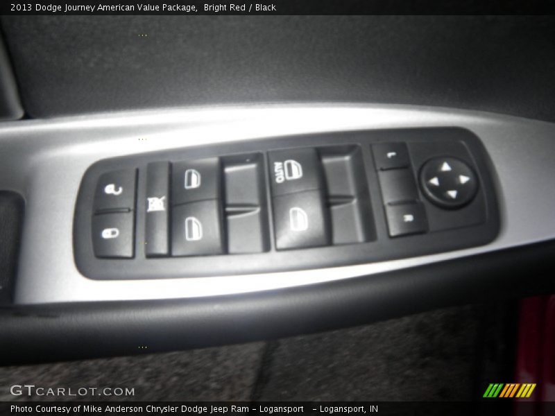 Bright Red / Black 2013 Dodge Journey American Value Package