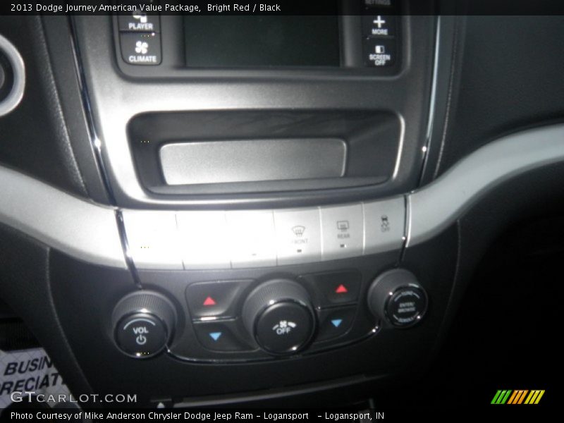 Bright Red / Black 2013 Dodge Journey American Value Package