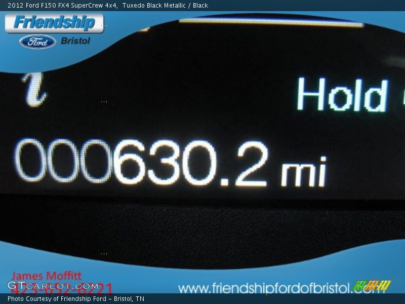 Tuxedo Black Metallic / Black 2012 Ford F150 FX4 SuperCrew 4x4