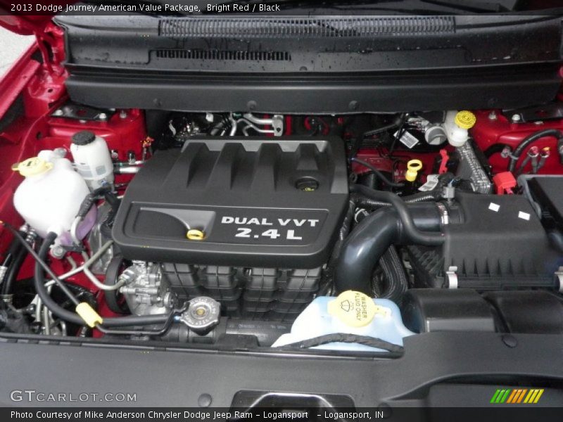 Bright Red / Black 2013 Dodge Journey American Value Package