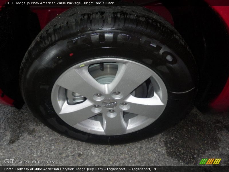 Bright Red / Black 2013 Dodge Journey American Value Package