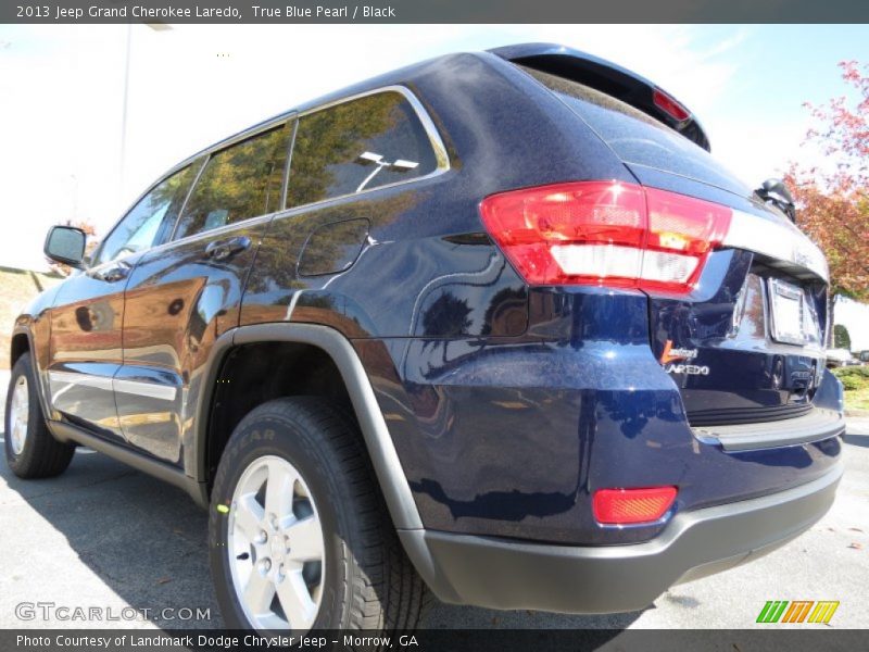 True Blue Pearl / Black 2013 Jeep Grand Cherokee Laredo