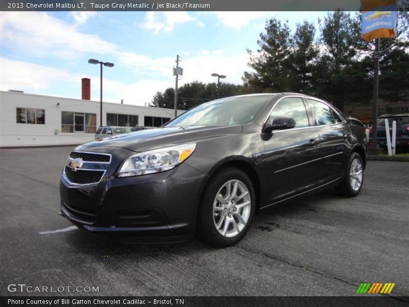 Taupe Gray Metallic / Jet Black/Titanium 2013 Chevrolet Malibu LT